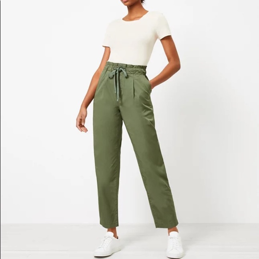 Cotton poplin jogger pant